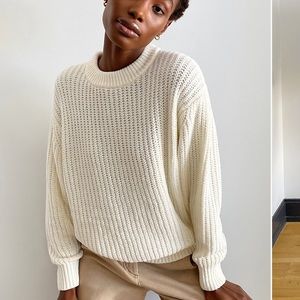Wilfred Free - Chenille Sweater / Creme / L